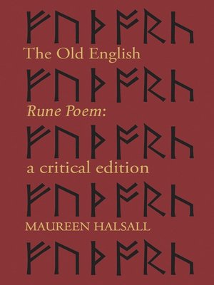 cover image of The Old English Rune Poem